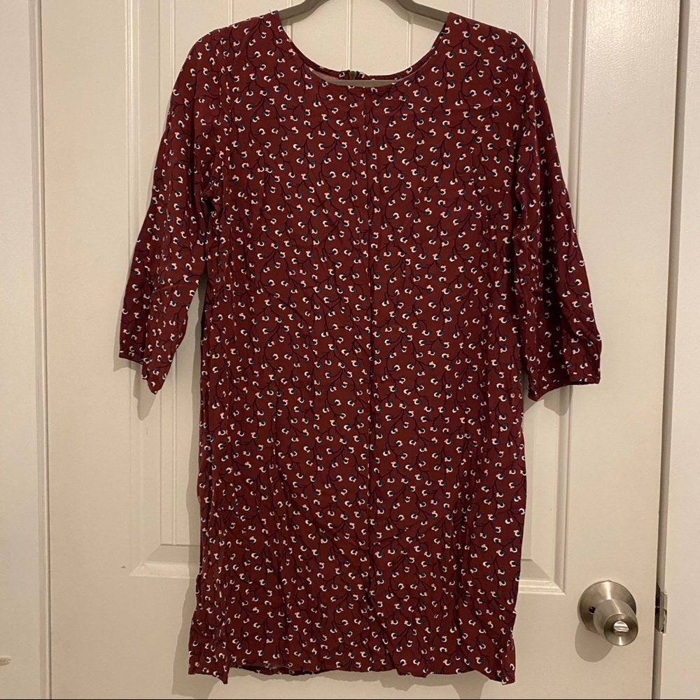 Long sleeve baby doll dress